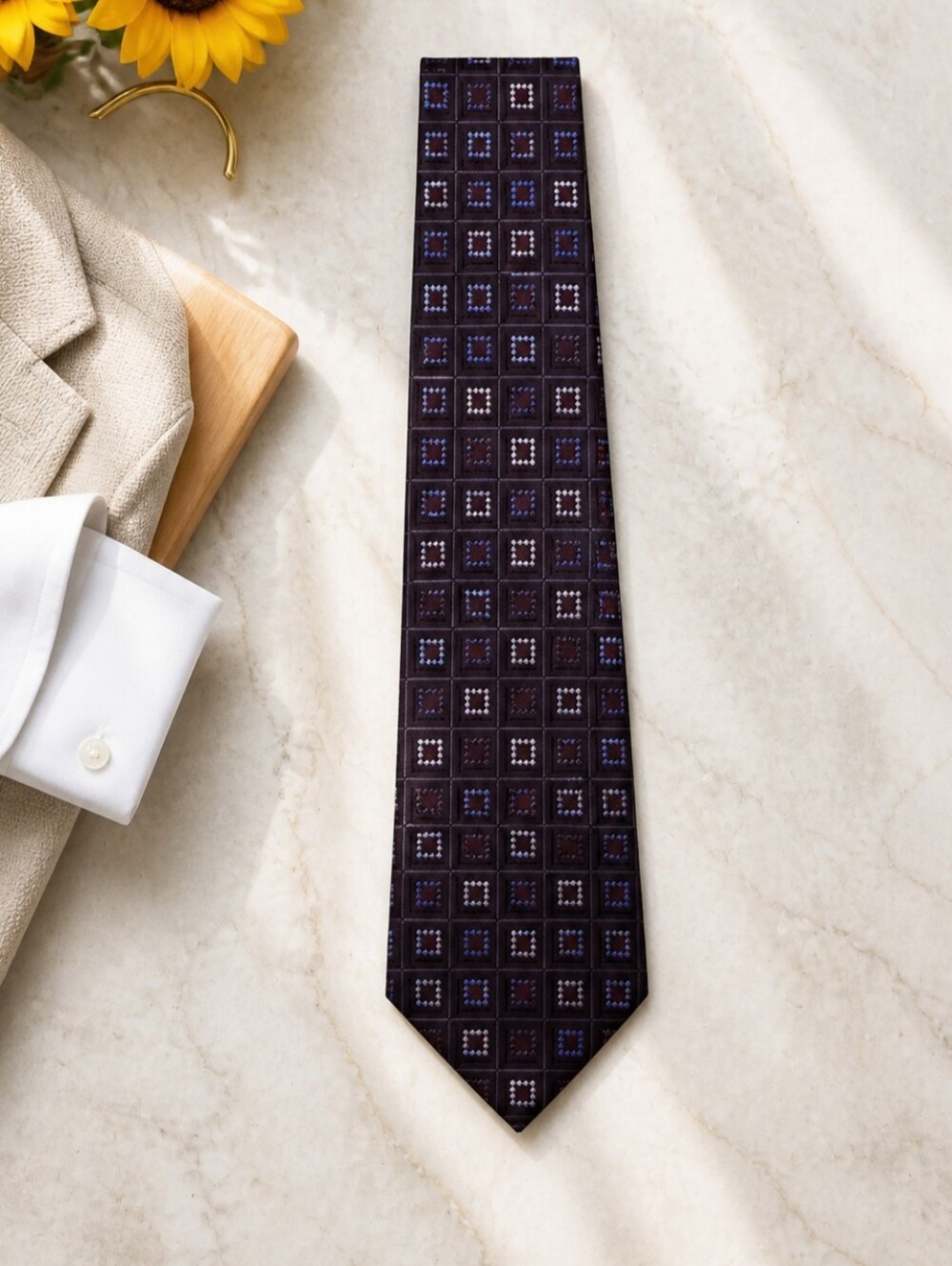 Pronto-Uomo Men's 100% Silk Necktie